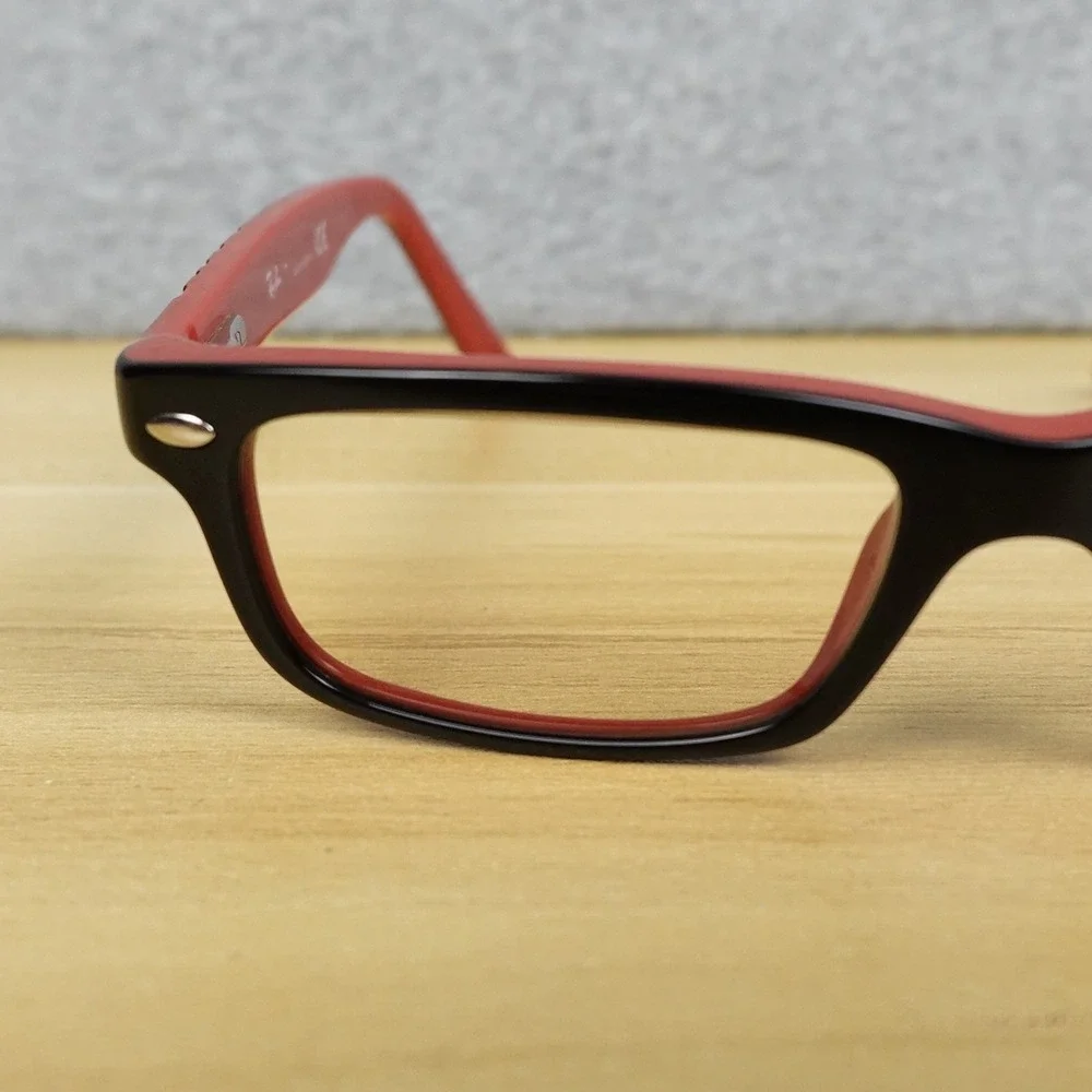 Ray Ban Kids Eyeglasses RB 1535 3573 46/16/125 Black Red w/Case Good